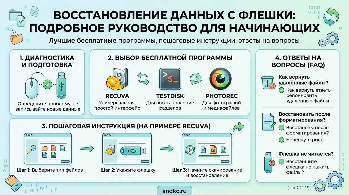 Восстановление данных с флешки