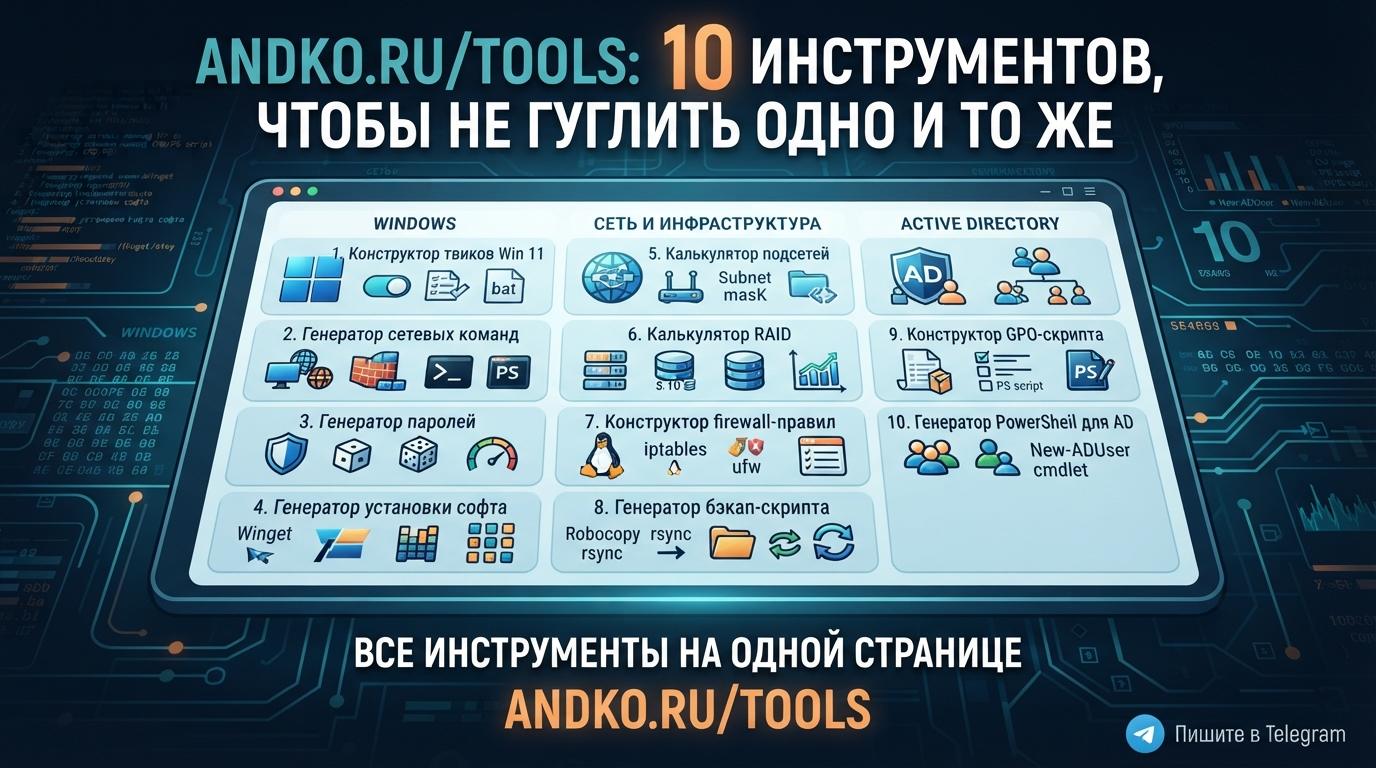 10 инструментов, которые я собрал, чтобы не гуглить одно и то же по десятому разу