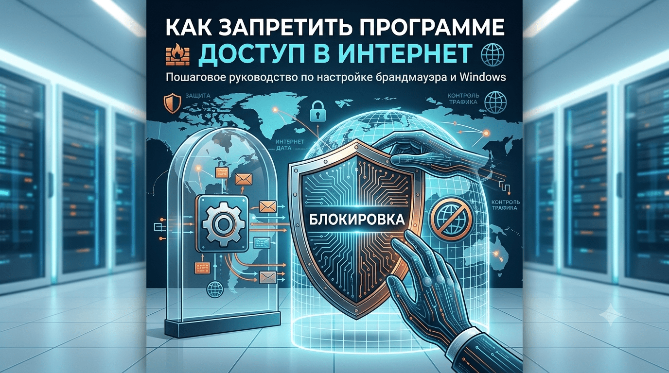 Как запретить программе доступ в интернет