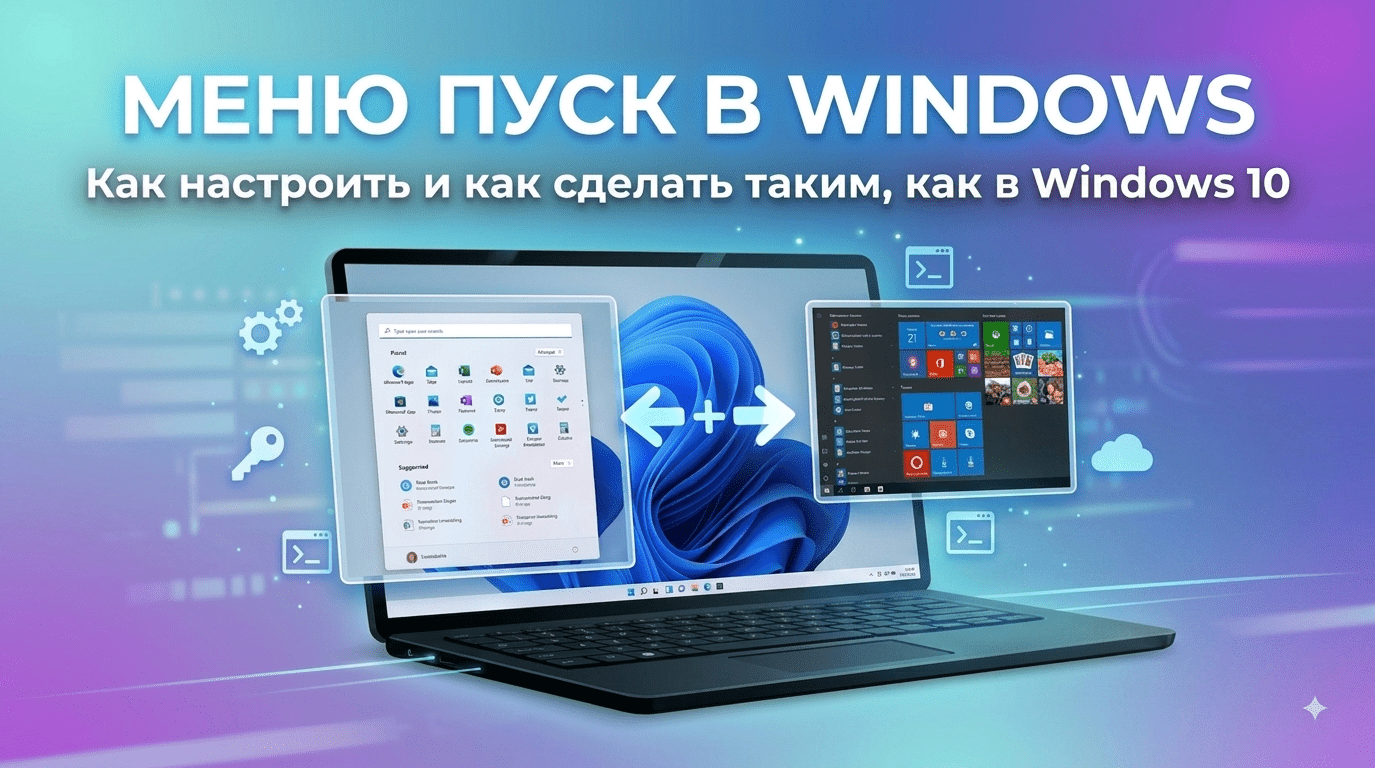 Меню Пуск в Windows: как настроить и как сделать таким, как в Windows 10