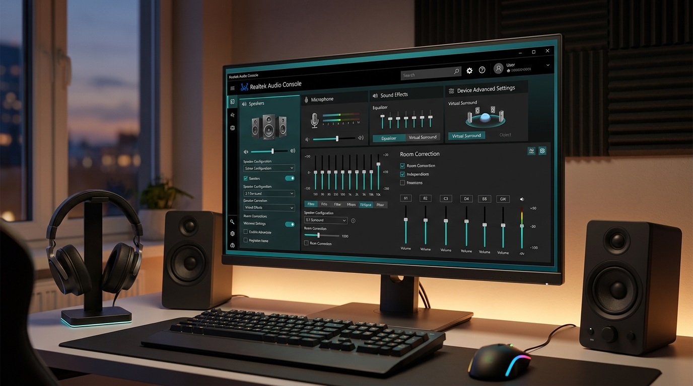 Realtek Audio Console: не открывается или отсутствует